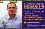 Además de ser zootecnista PhD. dedicado a la docencia, Rubén Galvis también se desempeña como productor de leche. Foto: Asojersey control lechero, selección para hatos productivos y rentables, cómo elegir las mejores vacas lecheras, cómo elegir los mejores bovinos para producción de leche, la importancia del control lechero, Asojersey 2020, raza jersey, producción de leche, Instagram Live, Capacitación Asojersey, Charla Asojersey, Jersey trópico bajo, coronavirus Colombia, coronavirus, COVID-19, cuarentena, Ganadería, ganadería colombia, noticias ganaderas, noticias ganaderas colombia, CONtexto ganadero