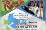 Más de 3 años después vuelve el II Encuentro Internacional de Criadores de Gyr y Gyrolando y se hará del 28 al 30 de septiembre en el marco de Expovacas. Foto: https://www.facebook.com/comercializadora-vizcano-sas expovacas y encuentro criadores gyr y gyrolando