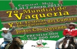 Se espera que más de 30.000 personas asistan al evento. Foto: Alcaldía Municipal de Cumaral. Afiche VI Encuentro Mundial de Vaquería, Cumaral, Meta.