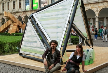 Urban Algae Canopy es capaz de controlar el flujo de energía, agua y dióxido de carbono. Foto: www.ecologicstudio.com. Urban Algae Canopy