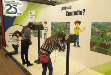 La idea es que los visitantes aprendan de una forma vivencial todas las tareas que diariamente realizan los agricultores en el campo colombiano. Foto: Cortesía. procultivos andi agroexpo 2015