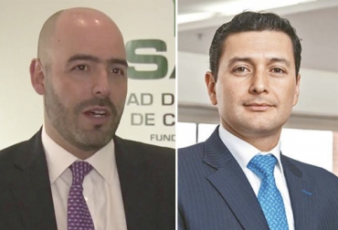 El presidente de la SAC, Jorge Bedoya (izq)., destacó la estrategia de cobertura de riesgos del MinAgricultura, apoyada por la Superintendencia Financiera dirigida por Jorge Castaño (der.). Foto: El Nuevo Siglo - Revista el Congreso estrategia 360 Grados, estrategia 360 Ministerio de Agricultura, cobertura de riesgos en el sector agropecuario, Agricultura por contrato, cosecha venda a la fija, venta de productos agrícolas, Campesinos de Colombia, productores agrícolas de Colombia, estrategia ministerio de agricultura 2019, estrategia ministerio de agricultura Andrés valencia, créditos para sector agropecuario, seguros sector agropecuario, comercialización sector agropecuario, CONtexto ganadero, ganaderos colombia, noticias ganaderas co