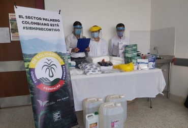 El Centro de salud de Mapiripán no contaba con los insumos, herramientas e infraestructura necesaria para atender casos de contagio de Covid-19. Con el apoyo recibido se evita el desplazamiento de la población al hospital más cercano, ubicado a 366 km de distancia, en Villavicencio. Foto: Fedepalma Mapiripán, Meta Centro de salud, Fedepalma, Fondo de Solidaridad Palmero y la Fundación Poligrow, Jens Mesa Dishington, COVID–19, ganadería, ganadería Colombia, noticias ganaderas, noticias ganaderas Colombia, CONtexto ganadero