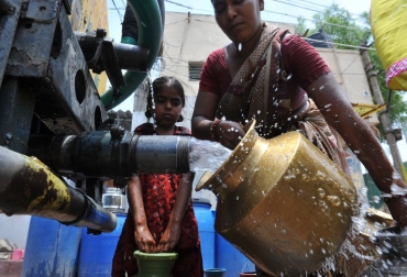 El agua juega un rol fundamental como elemento de desarrollo, pero también como fuente de vida. Foto: AFP La tecnología ayudará a preservar el agua