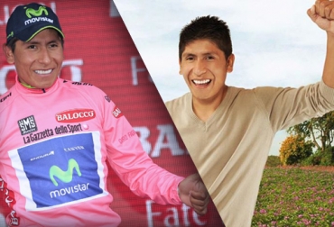 Nairo Quintana aceptó protagonizar la campaña cuyo lema fue 'Ser buena papa'. . Foto: Fedepapa y AFP.