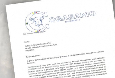 La carta le reitera a Iragorri que la producción local en Sucre está en peligro. Foto: CONtexto ganadero. bodega ganadera colombia