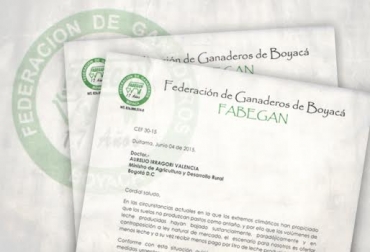 Víctor Manuel Fajardo Becerra, presidente de Fabegán, firmó la carta enviada al ministro. Foto: CONtexto ganadero. carta fabegan ministro iragorri