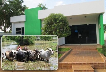 La nueva sede cuenta con un auditorio, oficinas, 2 baños y una cafetería. Foto: Darinel Enrique Regino Ricardo. sede ganaderos Sucre