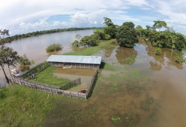 En la región llueve todos los días, muy duro y por periodos que llegan a extenderse hasta por 3 horas. Foto: Cortesía. invierno colombia