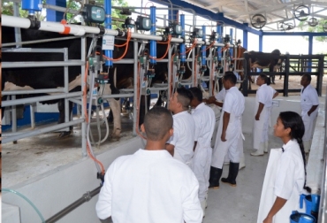 El centro tecnológico de Sabanalarga capacitará a 260 técnicos en ordeño mecánico inteligente y otras tecnologías. Foto: Sena Atlántico, Sabanalarga, Centro de ganadería, centro tecnológico, Sena, Gobernación del Atlántico, gobierno de Israel, embajada de Israel en Colombia, ambiente de ganadería, ordeño mecánico inteligente, control en tiempo real del ordeño, Asoganorte, Megaleche Atlántico, CONtexto ganadero