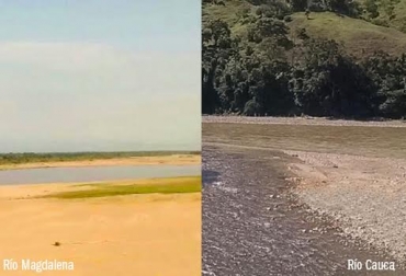 Algunas regiones se han visto más afectadas que otras por cuenta de la sequía. Foto: CONtexto Ganadero ríos, sequía, Magdalena, Cauca