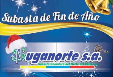 Hoy miércoles 16 de diciembre se realizará la última subasta del año en Cartago, Valle del Cauca. Foto: Suganorte. Cartago, Valle del Cauca, Subasta Comercializadora Ganadera del Norte del Valle, Suganorte, balance 2015, afectaciones colombia fenómeno de el niño, afectaciones de la sequía, subasta fin de año, subastas especiales, Homenaje a la cría, Primera gran subasta de genética y agroinsumos, .contexto ganadero