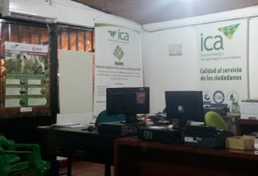 Funcionarios de la oficina del ICA en Tauramena ya cuentan con contratos y están trabajando con normalidad. Foto: https://plus.google.com/112917043608703997319/about. ICA, oficina, funcionamiento, cierre, guías de movilización, expedición, inconformidad,