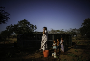 17 mil 282 personas tienen acceso a agua gracias a la construcción de 85 pozos y 70 molinos. Foto: MinAgricultura. agua Guajira Colombia