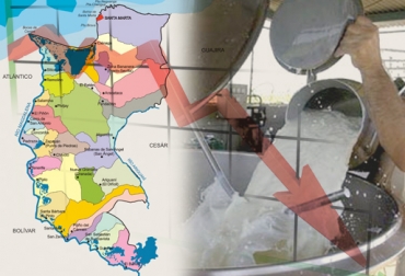 El acopio de leche se redujo dramáticamente en casi todo el departamento caribeño. Foto: CONtexto ganadero Magdalena, Norte de Magdalena, Santa Marta, Aracataca, Ciénaga, Fundación, Pueblo Viejo, Zona Bananera, Comité Departamental de Ganaderos del Magdalena, Cooperativa de Productores de Leche de la Costa Atlántica Ltda, Coolechera, precio del litro de leche en Magdalena, disminución en la producción de leche en Magdalena, afectaciones Magdalena Fenómeno de El Niño, Intenso verano, silo suplemento bovino, silo alimento principal, costo del silo en Magdalena, CONtexto ganadero, ganaderos colombia