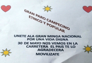 Ganaderos de Morales y otros municipios del sur de Bolívar denunciaron que este panfleto estaría siendo repartido por el ELN. Foto: Cortesía Morales, Bolívar, Sur de Bolívar, Arenal, Río Viejo, simití, ganaderos de bolívar, Zona de Reserva Campesina, grupos guerrilleros, extorsiones de grupos guerrilleros, Ejército de Liberación Nacional, eln, extorsión del ELN, marcha contra extradición de campesinos, Senado de Estados Unidos, ley para extraditar a campesinos sembradores de coca, siembra de coca, Policía Nacional, CONtexto ganadero, ganaderos colombia