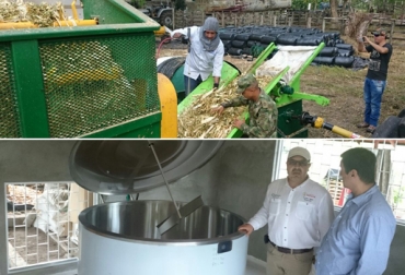 Los productores lecheros de Puerto Boyacá fueron beneficiados con un kit de ensilaje y un tanque de enfriamiento. Foto: Cortesía Boyacá, Puerto Boyacá, Conpes lácteo de Boyacá, Asociación Regional de Ganaderos de Puerto Boyacá, Asoregan, Asociación de Productores de Leche de la vereda Calderón, Asolecal, tanque de enfriamiento, kit de ensilaje, planta eléctrica, producción lechera de Puerto Boyacá, CONtexto ganadero, ganaderos colombia