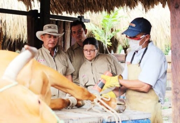 Los interesados aprenderán diversos saberes necesarios para trabajar en una finca. Foto: Gobernación de Norte de Santander. técnicos agropecuarios Colombia