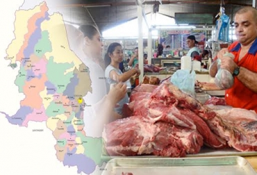 La propuesta permitiría fomentar la ingesta de carne legal en el departamento. Foto: diarioelnacionalista.com.ve / Alcaldía Salazar de las Palmas. venta de carne Colombia