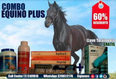 El descuento por adquirir este Combo es de casi un 60, aprovéchelo. Foto: CONtexto ganadero promociones artículos equinos, promociones artículos equinos noticias, promociones artículos equinos cifras, promociones artículos equinos tvgan, promociones artículos equinos fedegán, contexto ganadero