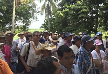 Ganaderos visitaron empresas de la región de San Jorge líderes en temas como productividad, producción de alimento, suplementación mejoramiento genético, comercialización de ganado, entre otros. Foto: CONtexto ganadero. Gira Técnica Ganadera Nacional de Fedegán, 15 gira técnica de Fedegán, gira técnica de Fedegán en Planeta Rica, Ganaderos de Córdoba, ganaderos de Colombia, región de San Jorge, CONtexto ganadero