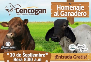 Inscríbase y haga parte de la celebración que viene organizando Cencogan. Foto: Cortesía. Cencogan, Día Nacional del Ganadero, día del ganadero en colombia, celebración día del ganadero, ganadería colombia, cencogan buenavista, buenavista córdoba, ganadería colombia, noticias ganaderas colombia, contexto ganadero, fedegan, josé raimundo sojo zambrano
