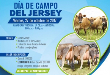 El día de campo se realizará en la ganadería Toscana y será dirigido por el Dr. Diego Sierra. Foto: Fundación Capitán Yunyi Día de campo del jersey octubre 2017, día de campo del Jersey Fundación Capitán Yunyi, Ganadería Toscana Jersey, Fundación Capitán Yunyi, Fundación Luis Alberto Martínez, fundación ayuda jóvenes Colombia, jóvenes del campo en Colombia, comite cebuista antioquia, CONtexto ganadero, ganaderos colombia, noticias ganaderas colombia
