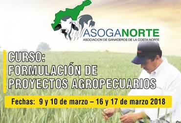 El curso comprende 3 módulos orientados a la elaboración de un proyecto del sector agrícola o pecuario. Foto: Asoganorte Curso Asoganorte 2018, Curso Formulación proyectos agropecuarios Asoganorte 2018, como se hace un proyecto agropecuario, hacer un proyecto agropecuario, Noticias Asoganorte, Ganaderos Atlántico Colombia, Eventos Asoganorte 2018, ganaderos Caribe 2018, ganaderos Caribe Colombia, CONtexto ganadero, ganaderos colombia, noticias ganaderas de colombia