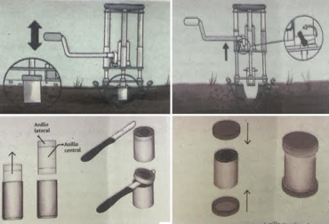 “La muestra se va en un cilindro con sus respectivas tapas y es fácil de movilizar al laboratorio respectivo”, Ramón Eduardo Valbuena. Foto: UN periódico. Equipo para tomar muestra de suelos, invento de investigadores, Universidad Nacional de Palmira, práctico, disminuye la contaminación de la muestra, CONtexto ganadero, noticias de ganadería colombiana.