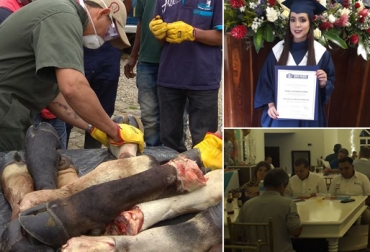 3 eventos importantes para la fundación ocurrieron la semana pasada, como el curso de podología, el bingo y la graduación de la primera estudiante beneficiada. Foto: Cortesía Fundación Capitán Yunyi, Fundación Luis Alberto Martínez, estudiantes Fundación Capitán Yunyi, Becas para estudiar en la universidad Colombia, becas para el sector agropecuario, fundación ayuda jóvenes Colombia, jóvenes del campo en Colombia, Bingo Fundación Capitán Yunyi, podologia bovina, CONtexto ganadero, ganaderos colombia, noticias ganaderas colombia