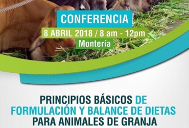 Esta charla ha sido organizada para todos los interesados en el tema de nutrición para animales de granja. Foto: Clasificados Agropecuarios Dieta ganado bovino, Principios básicos de formulación y balance de dietas para animales de granja, conferencia alimentación ganado bovino Montería abril 2018, Clasificados Agropecuarios, Conferencia alimentación animales granja, alimentación del ganado, suplementación del ganado, alimentación de animales de granja, alimentación bovina, CONtexto ganadero, ganaderos Colombia, noticias ganaderas Colombia