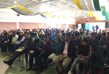 El 2° Congreso Nacional de Nutrición en Bovinos que se realizó en la Uniagraria en Bogotá contó con la presencia de más de 100 asistentes. Foto: CONtexto ganadero Congreso Nutrición Bovina, Congreso Nutrición Bovina Bogotá 2018, Alimentación bovina, nutrición ganado bovino, alimentos para ganado bovino, alimentos para las vacas, segundo congreso nacional de alimentación y nutrición en bovinos Bogotá julio 2018, periódico El agro, Nutrición en bovinos congreso, 2° Congreso Nacional de Nutrición en Bovinos, CONtexto ganadero, ganaderos colombia, noticias ganaderas colombia