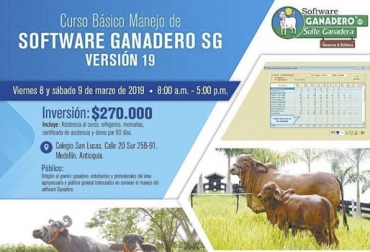 Quedan unos pocos cupos para inscribirse al curso de Software Ganadero el próximo fin de semana en Medellín. Foto: Fundación Capitán Yunyi Fundación Capitán Yunyi 2019, Curso Software Capitan Yunyi marzo 2019, Software Ganadero, curso para ganaderos, registros en ganadería, cursos de ganadería, curso software ganadero Fundación Capitán Yunyi, Fundación Capitán Yunyi, Fundación Luis Alberto Martínez, CONtexto ganadero, ganaderos colombia, noticias ganaderas colombia