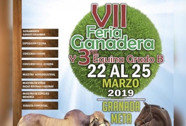 La feria ganadera en Granada se realizó por primera vez en 2013, y la equina tuvo su primera versión en 2017. Foto: Facebook Feria Ganadera y Equina del Ariari 2019, feria ganadera en Ariari, exposición de ganados en Ariari, remate de ganado en Ariari, Alcaldía de Granada, Feria ganadera de la región del Ariari, VII Feria Ganadera y III Equina grado B del Ariari en 2019, feria ganadera colombia, Ariari, granada meta, séptima feria del Ariari en Granada-Meta, bovinos y equinos en la feria de Ariari, CONtexto ganadero, ganaderos colombia, noticias ganaderas colombia