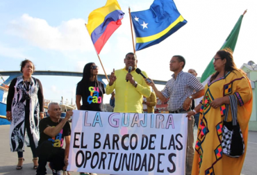 Tras el arribo a Curazo, hay opciones de enviar productos guajiros a otros países como Aruba. Foto: Gobernación de La Guajira. Ganadería, ganadería colombia, Ganadería colombiana, contexto gaandero, noticias ganaderas, barco exportador, Curazao, La Guajira, barco productos agrícola la guajira, envio productos agrícola la guajira, exportación curazao, la guajira envía barco a curazao, productores guajiros, ganaderos colombianos