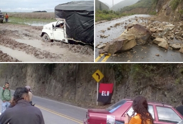 Vías empantenadas, derrumbes sobre las carreteras o hurtos por grupos al margen de la ley son algunos riesgos que afectan el transporte de ganado. Foto: La Voz de Tarija - laopinion.com.co - youtube.com Riesgos de transportar Transporte ganado, transportar ganado, transporte bovinos, transportar bovinos, colombia seguro transporte seres vivos, Colombia transporte animales vivos, Colombia seguro transporte animales vivos, Instituto Colombiano Agropecuario, ICA, Guías de Movilización, Resolución 2341 de 2007 del ICA, Resolución 1192 de 2012 del ICA, movilización de ganados, ganadería Colombia, México, Argentina, CONtexto ganadero, ganaderos Colombia, noticias ganaderas Colombia