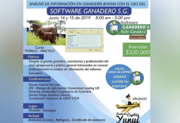 Los asistentes podrán aprender a registrar datos y a analizarlos para emprender mejorías en la productividad del hato. Foto: capitanyunyi Curso Software ganadero 2019, Fundación Capitán Yunyi 2019, Curso Software Capitan Yunyi junio 2019, Software Ganadero, curso para ganaderos, registros en ganadería, cursos de ganadería, curso software ganadero Fundación Capitán Yunyi, Fundación Capitán Yunyi, Fundación Luis Alberto Martínez, CONtexto ganadero, ganaderos colombia, noticias ganaderas colombia