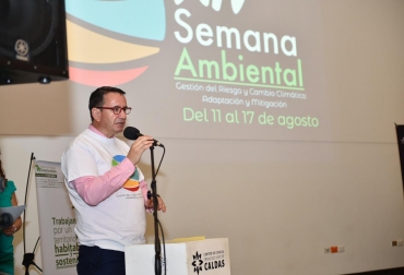 El evento busca generar atención en materia de cambio climático, su adaptación y mitigación. Foto: @SecAmbienteMzls. Ganadería, ganadería colombia, noticias ganaderas, noticias ganaderas colombia, CONtexto ganadero, Corpocaldas, XIV Semana Ambiental Cambio Climático y Gestión del Riesgo: Adaptación y Mitigación, Secretaría de Medio Ambiente de la Alcaldía de Manizales, Adriana Martínez Gómez, directora general (E) de Corpocaldas, Aprovechamiento y Valorización de Residuos Sólidos, Estrategia de Adaptación y Mitigación al Cambio Climático, Cambio Climático en las Perspectivas de los Objetivos de Desarrollo Sostenible