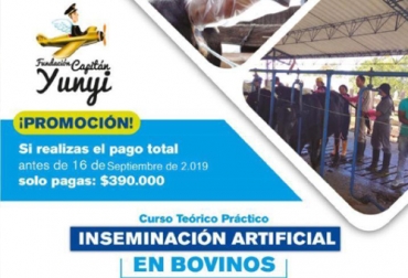 Este es el segundo curso de inseminación artificial de la Fundación Capitán Yunyi, que se suma a las variadas capacitaciones que ofrecen. Foto: Cortesía Curso inseminación artificial en bovinos Capitán Yunyi septiembre 2019, Fundacion Capitán Yunyi 2019, Curso inseminación artificial en bovinos 2019, curso inseminación artificial 2019, aprender sobre inseminación artificial en bovinos, Fundacion Capitan Yunyi Curso reproducción 2019, Fundación Capitán Yunyi, cursos para ganaderos Colombia, CONtexto ganadero, ganaderos colombia, noticias ganaderas colombia