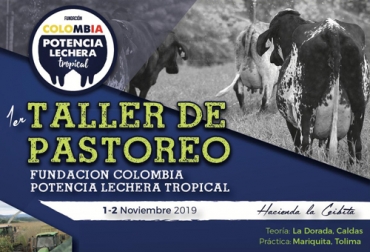 Este taller es organizado por la Fundación Colombia Potencia Lechera Tropical, que trabaja por la producción de leche en el trópico bajo. Foto: Cortesía 1er Taller de Pastoreo de la Fundación Colombia Potencia Lechera Tropical, fundación Colombia potencia lechera tropical, taller pastoreo, aumentar producción con forrajes, producción de forrajes conservados, alimentación del ganado en verano, manejo de suelos tropicales, Comité Ganaderos La Dorada, Hacienda La Ceibita, La Dorada, Mariquita, Caldas, Tolima, Fundación CPLT, CONtexto ganadero, ganaderos colombia, noticias ganaderas colombia