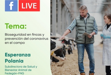 Conéctese desde su computador o celular para ver esta charla gratuita que ofrece el Fondo Nacional del Ganado (FNG) y su administrador Fedegán. Foto: Fedegán-FNG Bioseguridad en fincas y prevención del coronavirus en campo, Covid-19, coronavirus, SARS-CoV-2, coronavirus Colombia, Fedegán, Fondo Nacional del Ganado, FNG, medidas de bioseguridad en fincas, bioseguridad en fincas, prevenir coronavirus, recomendaciones coronavirus sector rural, coronavirus ganaderos, productores leche, ganaderos, CONtexto ganadero, ganaderos colombia, noticias ganaderas Colombia