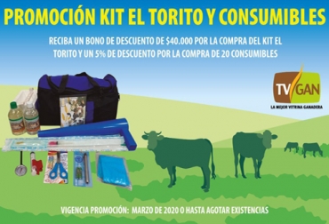 La nueva promoción de TVGAN estará durante todo el mes de marzo o hasta agotar existencias. Foto: Cortesía Promoción TVGAN, TVGAN marzo 2020, kit El Torito 2020, Venta de ganado, Ganaderos TVGAN, venta ganado TVGAN, Remates ganado, Remates TVGAN, Remates TVGAN 2020, tvgan promociones, equipos ganaderos promociones, remate ganado televisión, Promociones TVGAN 2020, productos ganado promoción, productos finca promoción, TVGAN 2020, Ganadería, ganadería colombia, CONtexto ganadero, ganaderos colombia, noticias ganaderas colombia