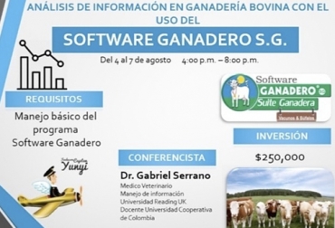 Esta nueva capacitación sobre Software Ganadero será digirida por el experto Gabriel Serrano. Foto: Fundación Capitán Yunyi Curso Software ganadero 2020, curso software ganadero versión 21, Fundacion Capitán Yunyi 2020, Curso Software Capitan Yunyi agosto 2020, Software Ganadero, curso para ganaderos, registros en ganadería, cursos de ganadería, curso software ganadero Fundación Capitán Yunyi, Fundación Capitán Yunyi, Fundación Luis Alberto Martínez, coronavirus, coronavirus Colombia, COVID-19, cuarentena, Ganadería, ganadería colombia, noticias ganaderas, noticias ganaderas colombia, CONtexto ganadero