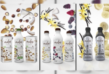Una bebida vegetal, un yogur descremado y un alimento lácteo son las tres nuevas categorías de productos saludables de Pomar, bajo el nombre Mulai. Foto: Cortesía Pomar, Mulai, nueva línea de productos saludables de El Pomar, Nelson Molano Lácteos Pomar, gerente Lácteos Pomar, historia Lácteos Pomar, Lácteos Pomar nueva imagen, Lácteos Pomar 2020, ventas Lácteos Pomar, Lácteos El Pomar, consumo de leche, consumo de leche en colombia, aumento consumo de leche en colombia, El Pomar, Nelson Molano, Nelson Molano El Pomar, coronavirus, coronavirus Colombia, COVID-19, cuarentena, Ganadería, ganadería colombia, noticias ganaderas, noticias ganaderas colombia, CONtexto gana