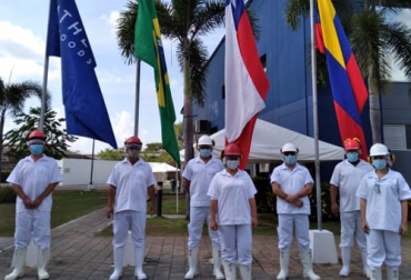 Todo el personal de la planta ubicada en el municipio de Córdoba trabajó para adquirir esta certificación internacional. Foto: Cortesía Athena Foods Colombia, Athena foods seguridad alimentaria, Bienestar Animal, conciencia, rentabilidad, Competitividad, Athena Foods, Minerva Foods, carne bovina de calidad, Ciénaga de Oro, córdoba, Bucaramanga, Santander, frigoríficos, pasturas al aire libre, Invima, ICA, diplomacia sanitaria, British Retail Consortium Global Standard, ganaderos, ganaderos colombia, ganado, bovinos, ganado bovino, Ganadería, ganadería colombia, noticias ganaderas, noticias ganaderas colombia, CONtexto ganadero, contextogana