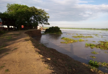 En la región sigue preocupando el riesgo de una eventual inundación que afectaría cinco municipios del Magdalena. Foto: @victorrpolo. Ganadería, ganadería colombia, noticias ganaderas, noticias ganaderas colombia, CONtexto ganadero, salamina, piñón, via salamina piñon, crisis salamina, alcaldia salamina, daño dique salamina, rio magdalena, asoganorte, obras en salamina piñon, emergencia salamina, emergencia piñon, rio magdalena salamina piñon,