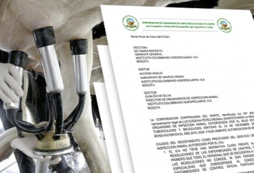 En la carta, Corpogansa expresó su desacuerdo con la forma como el ICA adelanta los procesos para certificar hatos libres de brucelosis y tuberculosis. Foto: zoovetesmipasion.com Corporación de Ganaderos de Santa Rosa de Osos y el norte, certificado libre de brucelosis y tuberculosis, organismo de inspección animal, brucelosis, tuberculosis, Instituto Colombiano Agropecuario, ICA, renuncia, ganado bovino, ganadería bovina, carne, leche, ganaderos, ganaderos colombia, ganado, vacas, vacas Colombia, bovinos, Ganadería, ganadería colombia, noticias ganaderas, noticias ganaderas colombia, CONtexto ganadero, contextoganadero