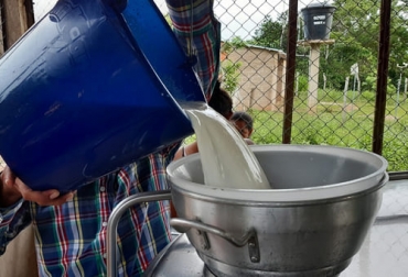 Al cierre de abril, con el comienzo la temporada de lluvias, los indicadores de comercio formal de leche cruda en Córdoba y Sucre siguieron subiendo. Foto: ennuestrocampo.co acopio de leche en cordoba y sucre en abril de 2022