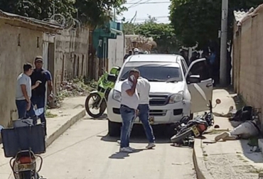 Norman José Maza Ávila, contra quien supuestamente iba dirigido el ataque, contaba con una anotación judicial por el delito de porte de armas de fuego. Foto: Semana.com sicariato