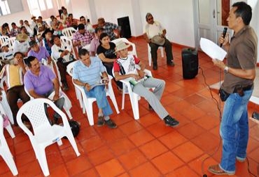 La Gobernación de Casanare y la Secretaría de Agricultura y Medio Ambiente promueven programas que buscan incentivar la labor en el campo. Foto: Alcaldía Municipal Paz de Ariporo. Socialización programas pecuarios.